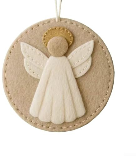 EXTRWORY Ornamento in feltro fatto a mano per presepe per albero di Natale, decorazione per albero di Natale, kit artigianale basato sulla fede, con tutti i materiali forniti per un facile montaggio