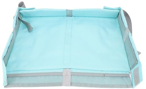 OEBUAFI Foldable Travel Tray Cover for Airplanes, Trains with Kids Entertainment Toy Organizer Bag Multifunctional Table Tray (Green)