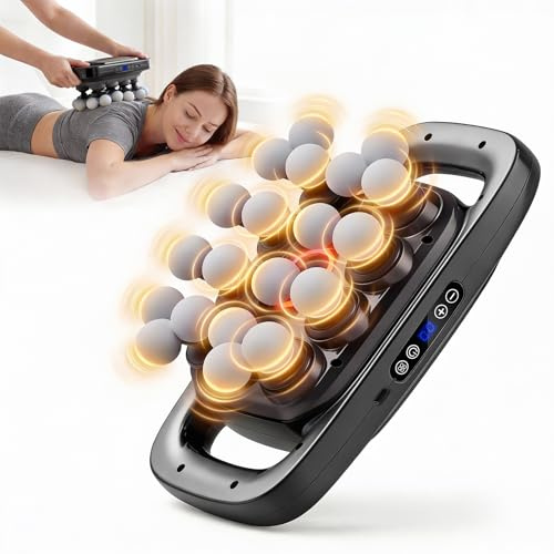 LIONVISON 20 Heads Massage Gun: Deep Tissue Massager for Fitness Relief
