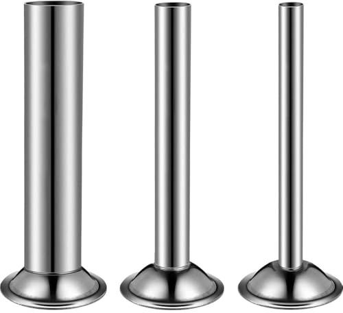 Voarge Wurstfülltrichter für #5 Fleischwolf Wurstfüllmaschine, Wurstfüller Zubehör Für Größe 5 Fleischwolf Fleischwolf 3 Größen