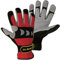 FerdyF. Rope Rescue 1977-8 Clarino-Kunstleder Montagehandschuh Groeße (Handschuhe): 8, M EN 388 C, Rot, Schwarz