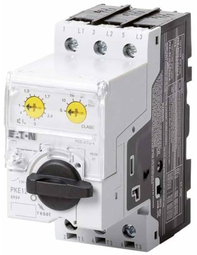 Eaton PKE Motorschutzschalter, 12A, 3 A Schutzschalter 690V ac 101mm x 45 mm Motorschutzschalter mit Strom