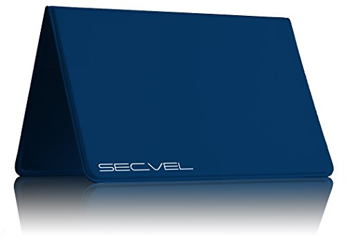 Custodia protettiva brevettata per 4 carte | RFID NFC e blocco del campo magnetico | Protezione della carta e organizer per carte di credito, carte di debito, carte d'identità | Protezione dei dati al 100% verificata da CTC/advanced (membro del gruppo RW TÜV) | Portofino