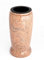 Afterglow Stilvolle Grabvase aus echtem Granit Multicolor Höhe 20 cm/Ø 10 cm Grabschmuck wetterfest frostsicher Granitvase mit Kunststoffeinsatz Friedhofsvase
