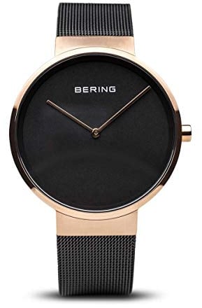 BERING Unisex Uhr Quarz Movement - Classic Collection mit Edelstahl und Saphirglas 14539-166 - 5 ATM