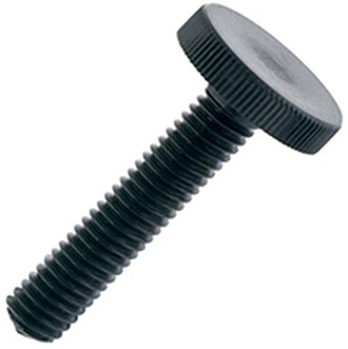Kunststoff Rändelschrauben M6 30mm schwarz Nylon 6.6 10 Stück