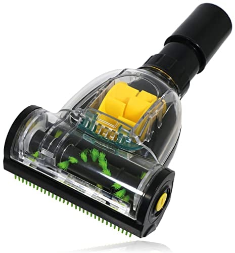 SPARES2GO Pet Brush Curtains & Upholstery Mini Turbo Tool for Shark Vacuum Cleaners (35mm)
