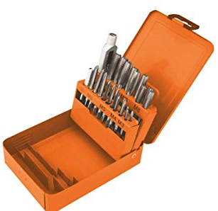 Profi Gewindeschneider M3-M12 Satz Gewindebohrer Set Gewindeschneid Box Hand M5