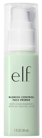 e.l.f Hautunreinheits-Grundierung – groß, langlebig, Hautperfektionierung, kontrolliert Ausbrüche und Hautunreinheiten, mattes Finish, angereichert mit Salicylsäure, Vitamin E & Teebaum, 1,01 ml