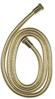 Croydex - Manguera de Ducha, Acero Inoxidable, Color Dorado, 1,75 m