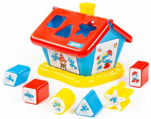 Polesie 64417 Schlümpfe Spielhaus mit 6 Stecksteine, Nr.1