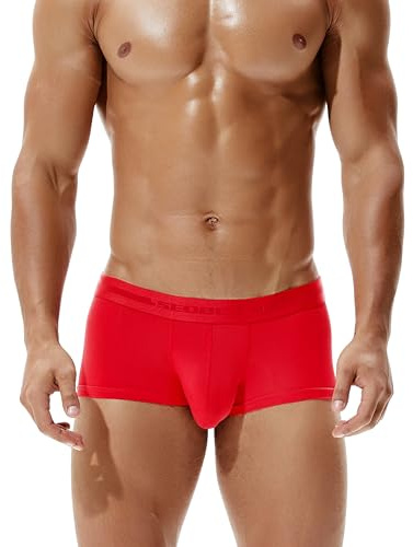 BEEMEN Low Rise Herren Eisseide Mikrofaser Unterwäsche Männer Slip Boxerbrief Trunk Brief aus atmungsaktiver Nylon Weiche Dünne Kühle Unterhose
