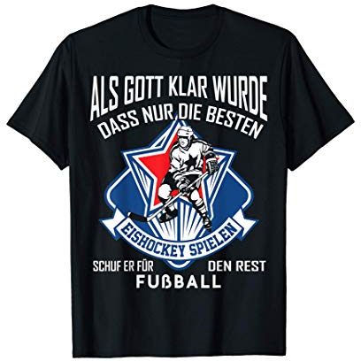 Nur die besten Spielen Eishockey - Puck Schläger Eishalle T-Shirt