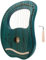 Harfe, Die Holz Leier, Holz 19-Saiten Leier, Harfe 19-Saiten Stimmbares Mahagoni mit Stimmhammer für Anfänger Musikinstrument Tragbares Musikinstrument