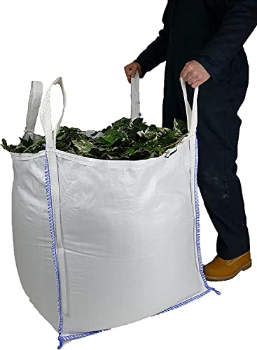 Sackmaker Sac à Déchets de Jardin - 340 Litres - BIG BAG D'une Demi-Tonne - Qualité Supérieure - Grand Sac à Déchets de Jardin Robuste - Sac en Vrac Constructeurs 500 Kg (1 Pack)