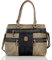 irisaa Handtasche Damen Shopper Mittelgroß Schultertasche Multifunktionale Henkeltasche Umhängetasche mit Abnehmbarem Schulterriemen und vielen Fächern, Damen Tasche:Dunkel Khaki