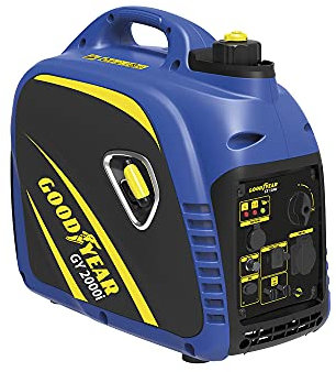 Generatore inverter 2.000 W. 230 V. Motore OHV 4 tempi con accensione magnetica transitorizzata. Autonomia 8,5 ore (50%). 54cc con avviamento manuale. Serbatoio carburante 2,9 L.