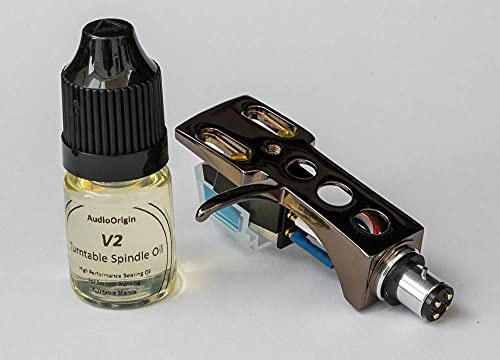 Titanbeschichtetes Headshell, AT-VM95, Tonabnehmer, Eingabestift, Nadel, Öl für Kenwood KP3021, HD2077, KD3070, KD4100, KD5033, KD5066, KD5070, KD650, KD750, KD7010, KD850