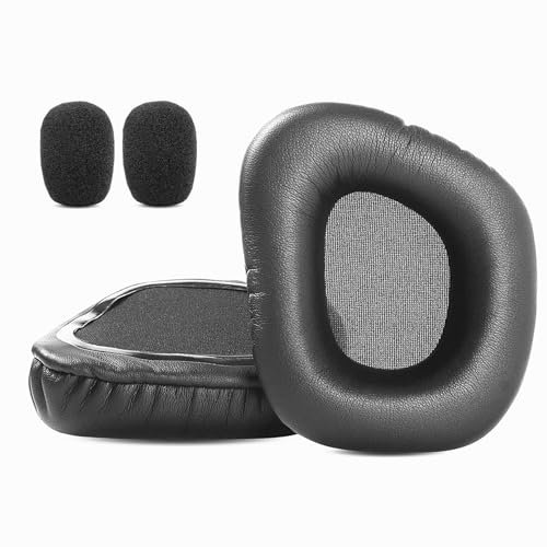 TaiZiChangQin Ersatz-Ohrpolster kompatibel mit Turtle Beach Stealth 600 Gen 2 PS5 PS4 Pro Wireless Gaming Kopfhörern Protein-Leder-Ohrpolster Memory-Schaumstoff