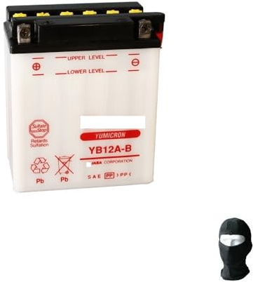 COMPATIBLE AVEC HONDA 600 XL V Transalp 1987 BATTERIE PRÊT À L'UTILISATION YUASA YB12A-B BATTERIE 12 AMP 12 V POUR MOTO 113X70X105 MM