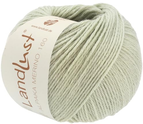 LANA GROSSA Landlust Alpaka Merino 160 | Klassisch verzwirntes Garn aus Merino & Alpaka | Handstrickgarn aus 50% Schurwolle & 50% Alpaka (Baby) | 50g Wolle zum Stricken & Häkeln | 160m Garn FB 431