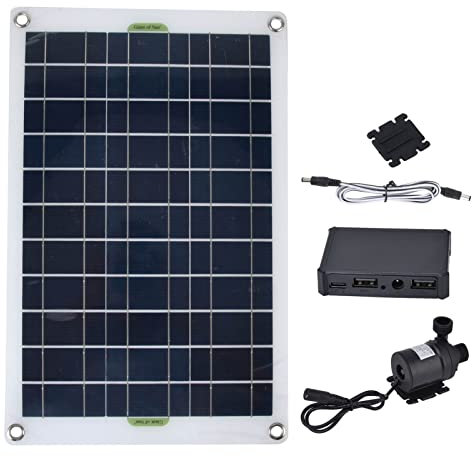 pompa solare per laghetto 800L/H 50W pannello a basso rumore per laghetto solare domestico per fontana da giardino