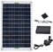 pompa solare per laghetto 800L/H 50W pannello a basso rumore per laghetto solare domestico per fontana da giardino