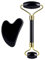 Naturstein Guasha Massage Gouache Schaber Für Gesicht Jade Roller Massager Set Schwarzer Obsidian Gua Sha Board Gesichtswerkzeug,Typ 3