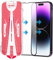 VEN-DENS Screen Protector for iPhone 12 Pro Max, Black Edge Full Coverage Edge to Edge Tempered Glass Film with Easy Installation Tool, Case-Friendly, HD Clear For iPhone 12 Pro Max 6.7
