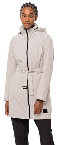 Jack Wolfskin Damen Norden Port Coat W Mantel, sea Shell, 32