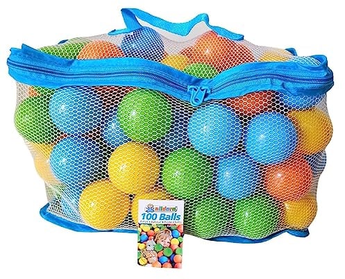 alldoro-60382 Pelotas para Piscina de Bolas de plástico, Color Colorido (60382)