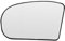 X AUTOHAUX Spiegelglas Links Beheizbar Türspiegelglas Ersatz Außenspiegel für Mercedes Benz C-Klasse 2005-2007