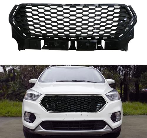 SinSed kompatibel mit Auto Frontgrill Front Kühlergrille Sport Frontstoßstange Kühlergrill für Ford Escape Kuga 2016 2017 2018 2019