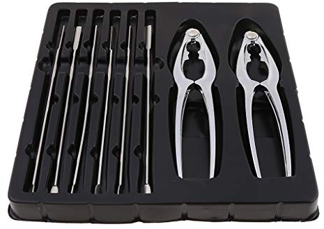 8pcs/Set Shellfish Lobster Crackers Forks Seafood Tools Pliers Kitchen Gadgets Kitchen Gadgets Under 50 Dollars