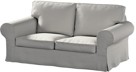 dekoria Ersatz für Bezug für Ektorp 2-Sitzer Schlafsofa ALTES Modell Sofahusse passend für Modell Ektorp grau-beige