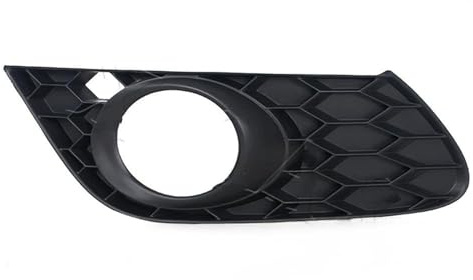 Nebelscheinwerfer-Grill Kompatibel Mit SKODA Für OCTAVIA VRS MK2 2009–2013. Frontstoßstangen-Nebelscheinwerfer-Abdeckung, Unteres Mittleres Mesh-Lüftungsgitter, 1Z0807368C, 1Z0807368C(color1,Left)
