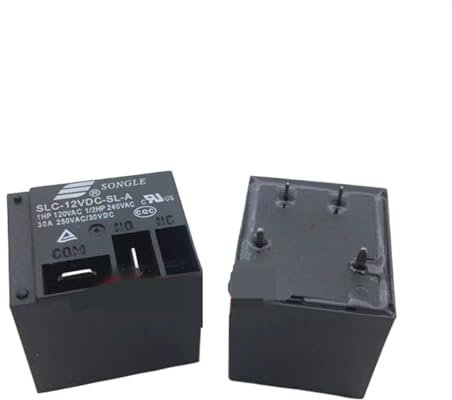 5 pz/10 pz/lotto Relè SLC-12VDC-SL-A 30A 12V SLC-12VDC-SL-C aria condizionata scaldabagno(12V SL C 5PIN 5PCS)