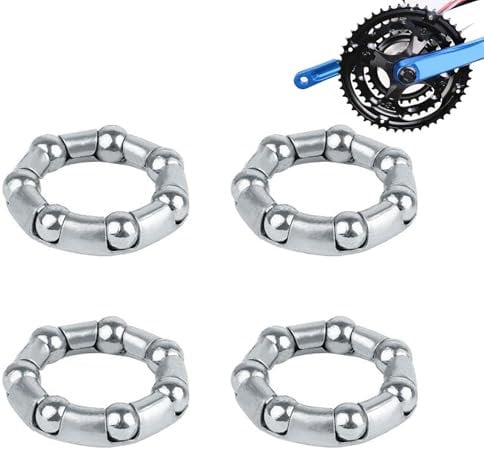 Biologisches Fahrradlager | Fahrrad-Radlager – 20,6 mm x 7 Kugellager, 4 Stück, für Vorderrad von Fahrrad, Kinder/Fahrrad
