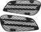 Dyocoag Front Stoßfänger Nebel Lampen -Kühlergrill Ersatz hochwertiges ABS Schwarz für - E -Class W212 AMG -LINE 2013-2015