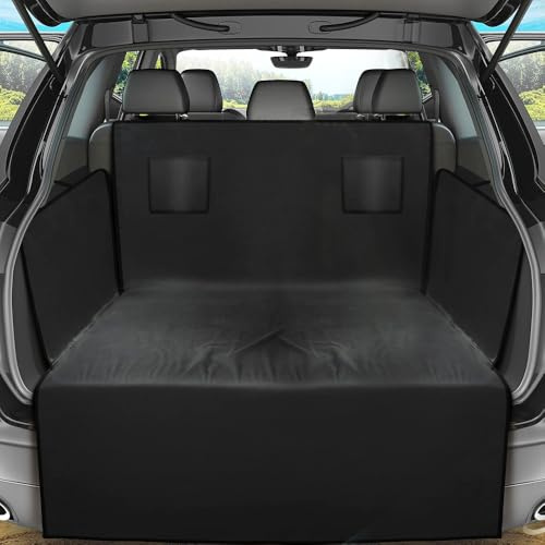 Kofferraumschutz Hund für VW Touran 2 (ll) 5T | 2015-2025, Kofferraumdecke Hunde mit Seiten und Ladekantenschutz Auto Kofferraum Hundedecke wasserdicht & Kratzfest