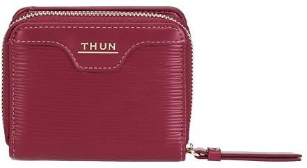 THUN - Portafoglio cherry piccolo - ecopelle - Collezione Sempre con me - 10,6 x 3 x 9,5 cm