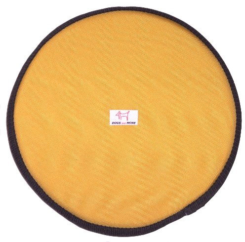 DOGS and MORE Schwimmfähiger Frisbee aus Stoff 'Klein' in Gelb Berlin