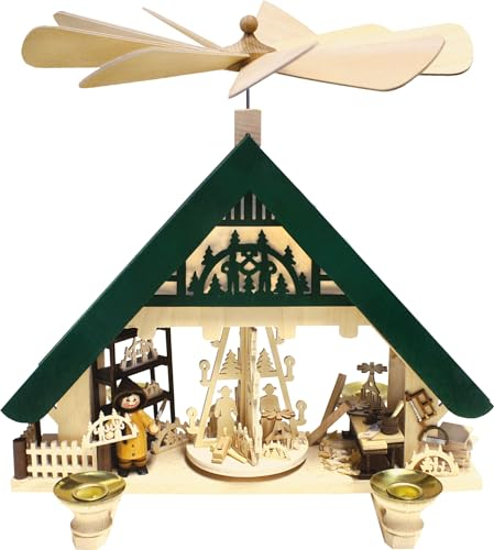 Ratags Hauspyramide, Kunsthandwerkerhaus, grün