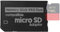 QUMOX Adattatore MicroSD a Memory Stick PRO Duo, compatibile con dispositivi con slot Duo, per fotocamere, videocamere, PSP, Handycam