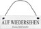 Anika Hermsen-Grallert, HomeYourself Shabby Chic Vintage Schild Auf Wiedersehen komm Bald Wieder Dekoschild Türschild