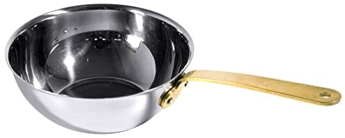 Mini Wok de acero inoxidable tamaño: 0,33 l