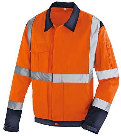 'Texxor 4115 S avvertimento Giacca Protezione Davenport, taglia S, avvertimento Arancione/Blu Marino
