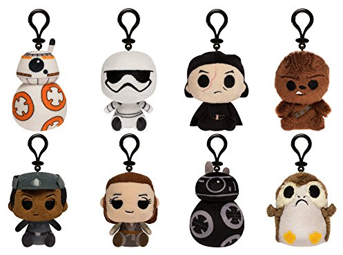 Porte-clés en Peluche Star Wars : E8 TLJ PDQ (CDU de 18)