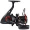 Diwa Sich drehende Angelrollen 8000/10000/12000 Serie Süßwasser-Salzwasser-Hochseefischerei 12 + 1 Edelstahl BB 70 LBS Maximaler Widerstand Ultra Smooth Powerful Spool Durable Gear (Black,8000)
