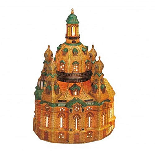 TIPIGRA Frauenkirche Dresden Modell Figur Miniatur 36 cm Lichthaus Serie aus Porzellan Wurm